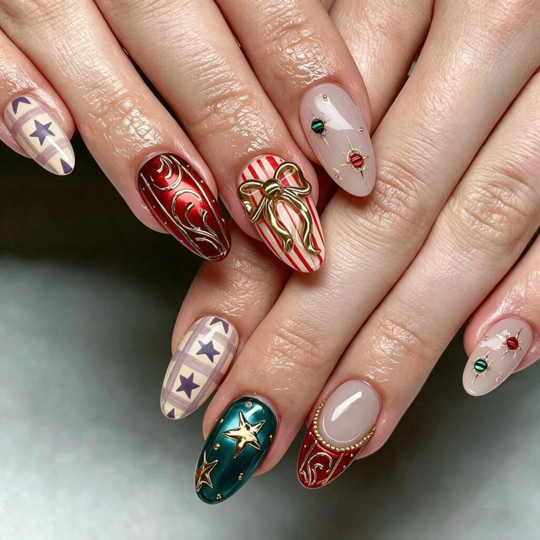 Festliches Nagelkunst-Set