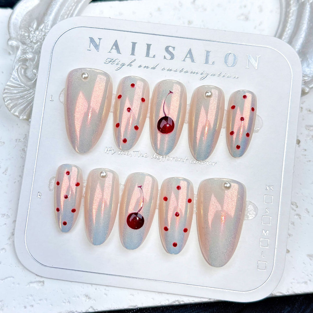 Künstlerisches Press-On Nagelset