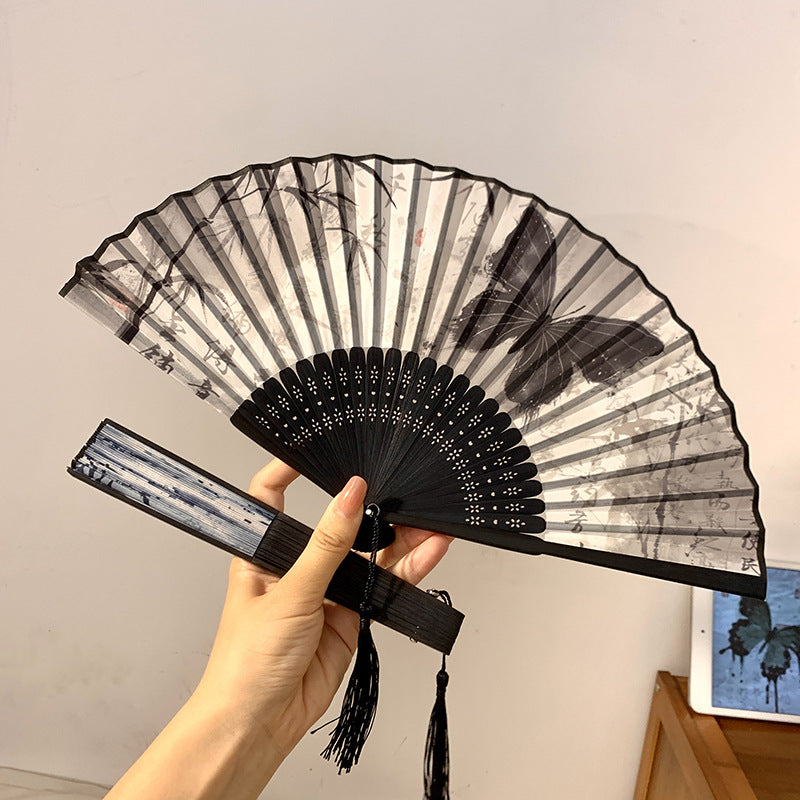 Handgefächer mit Elegantem Schmetterlingsdesign Karnz