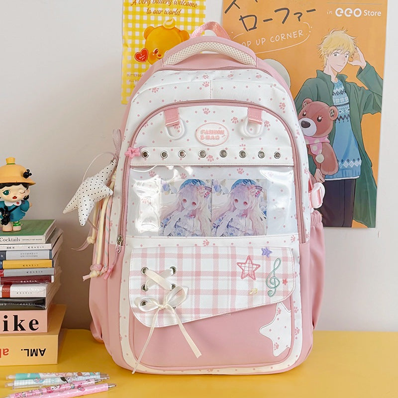 Stylische Grafikdesign-Schulrucksack Karnz