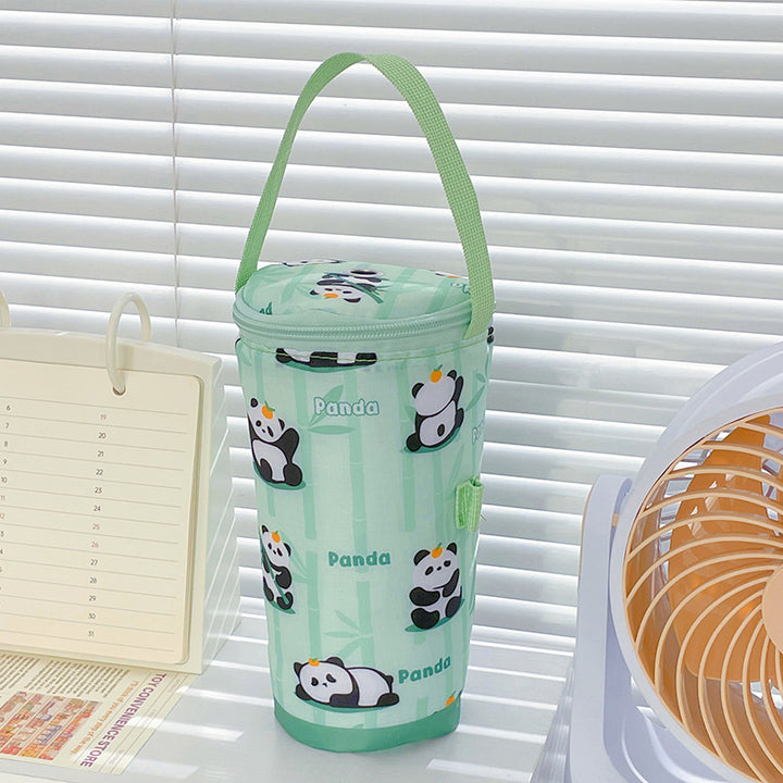Süße Katzenmotiv isolierte Lunch-Tasche