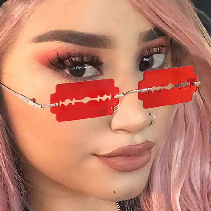 Damen Modische Retro-Sonnenbrille im einzigartigen Design Karnz