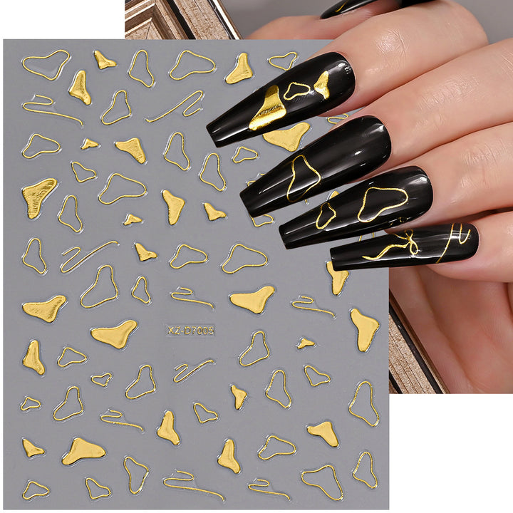 Floral Decorative Nail Art Aufkleber