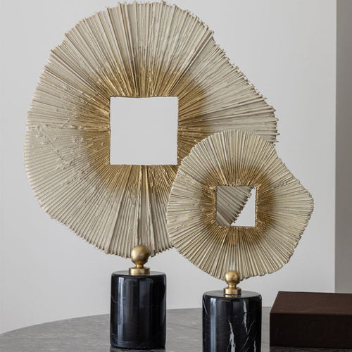 Dekorative Geometrische Kunstskulpturen