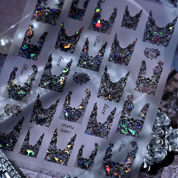 Dornennagelkunst Stempelplatte