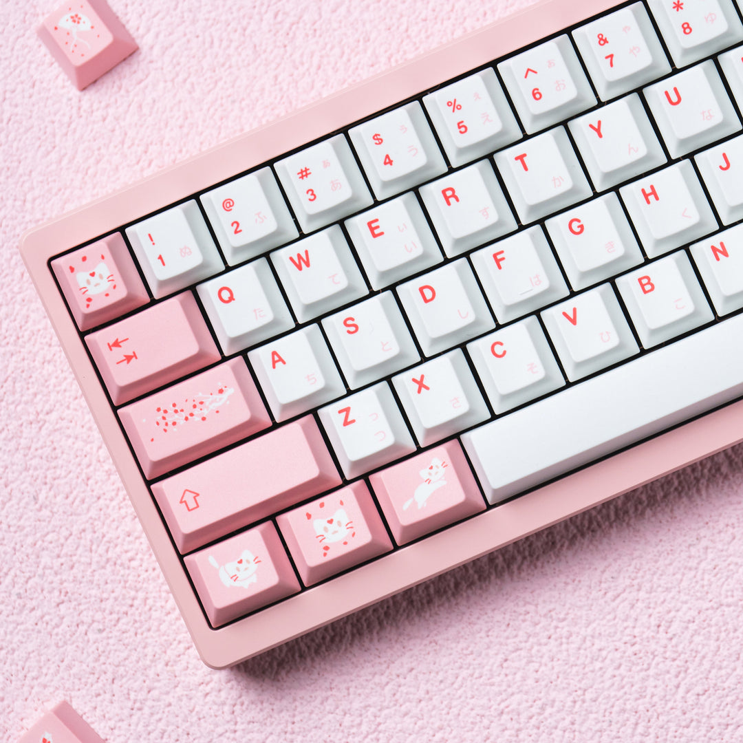 Benutzerdefinierte pinke Keycap Mechanische Tastatur Karnz