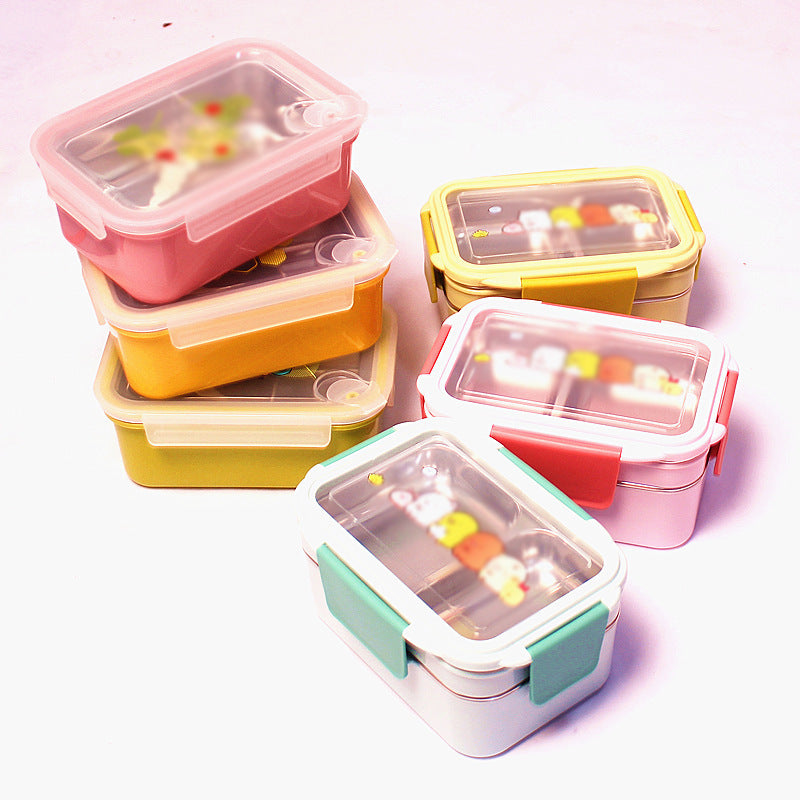 Niedliches Multi-Compartment Lebensmittelaufbewahrungsbehälter-Set