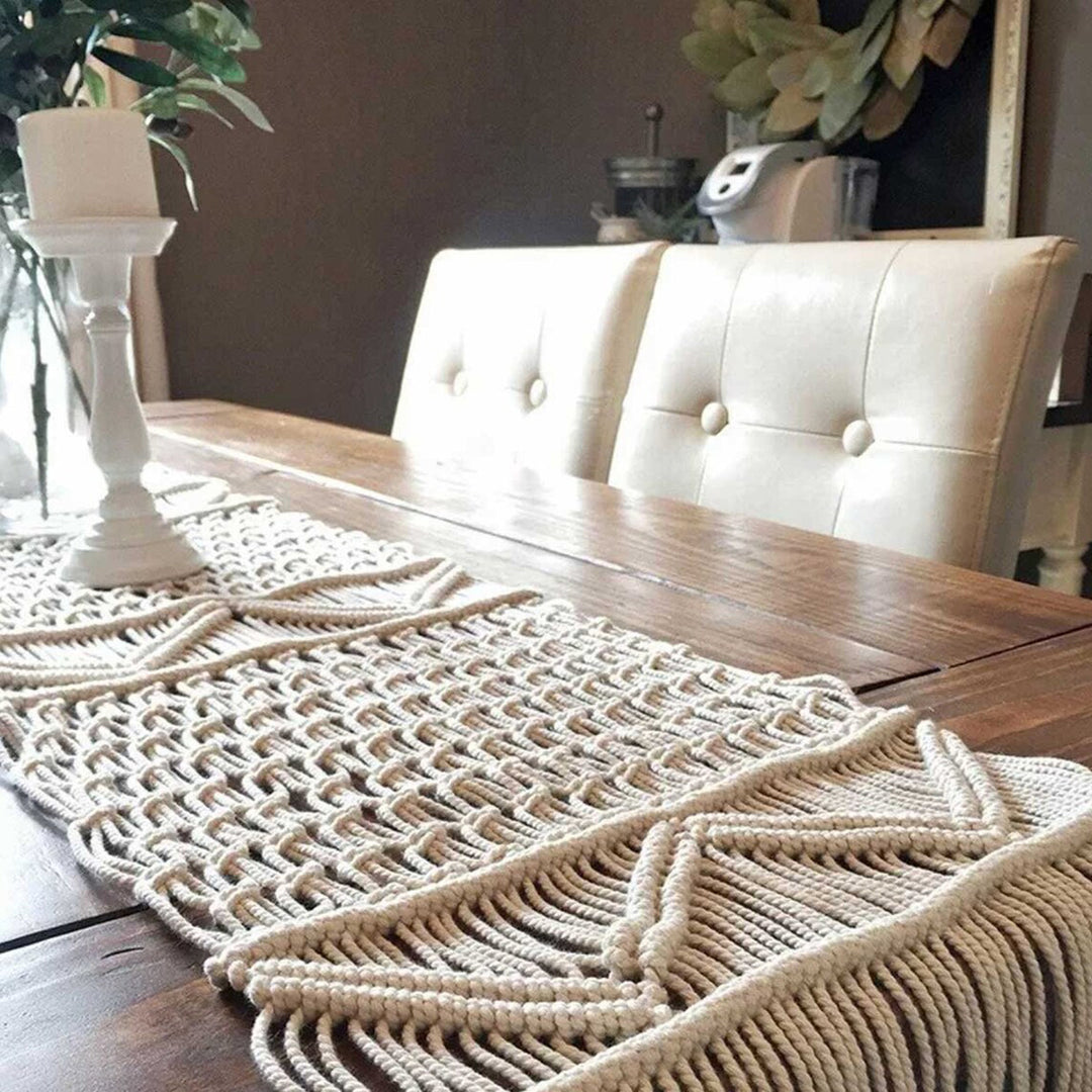 Macrame Tischläufer Karnz