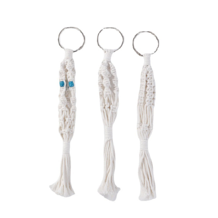 Schlüsselschmuck mit Makramee-Design Karnz