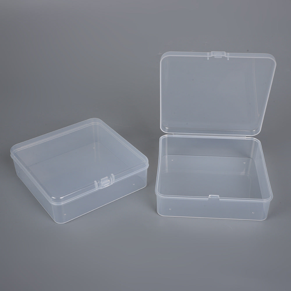 Transparente quadratische Aufbewahrungsbox Karnz