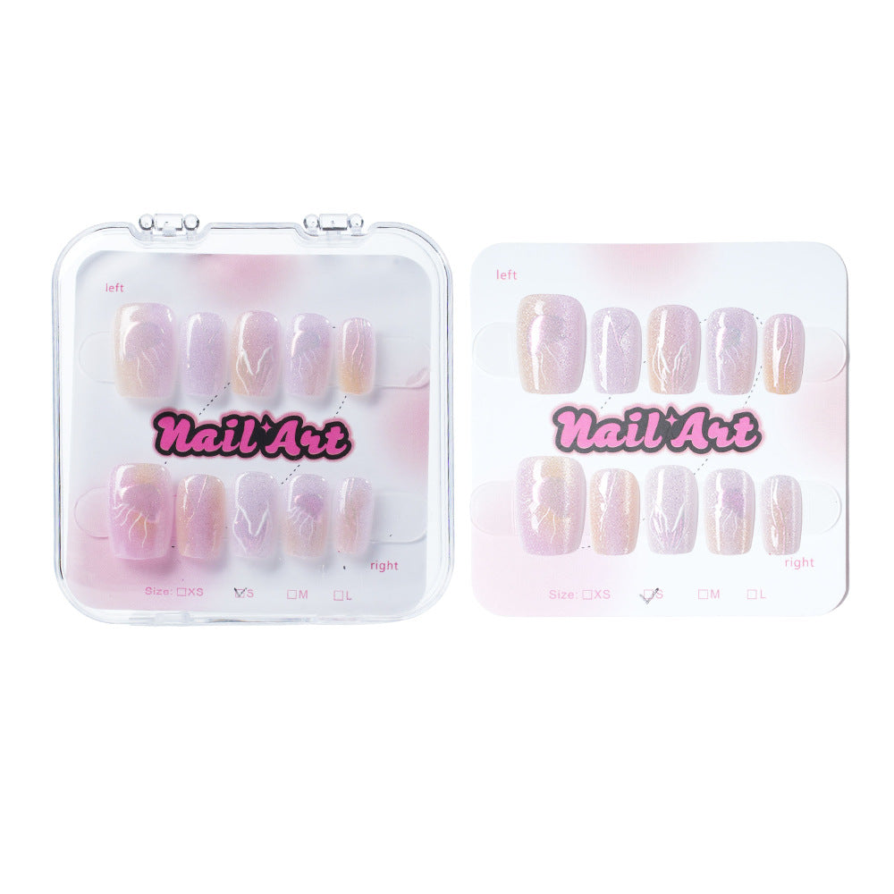 Langanhaltendes Künstlerisches Press-On Nail Set Karnz