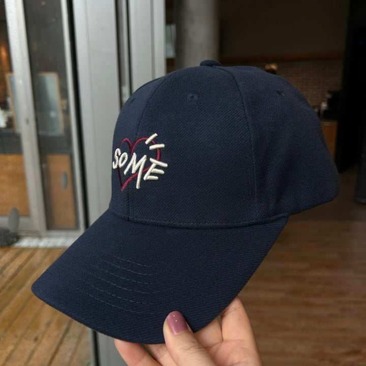 Bestickte Herz Baseballmütze