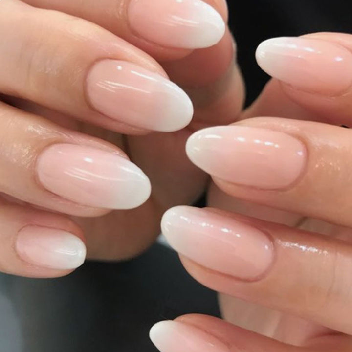Natürlicher Finish Press-On Nagelspitzen Karnz
