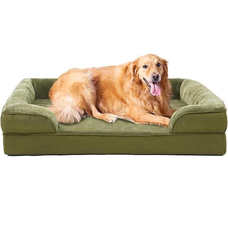 Orthopädisches Hundebett mit Unterstützung