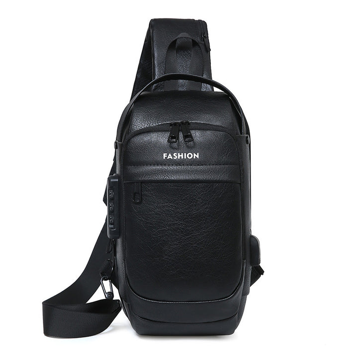 Vielseitige Leder Crossbody Sling Bag Karnz