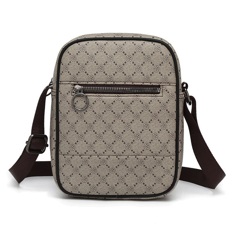 Stylische Mehrfachfächer-Schultertasche