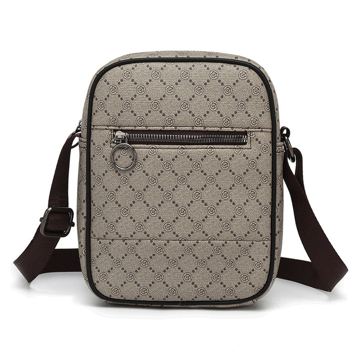 Stylische Mehrfachfächer-Schultertasche