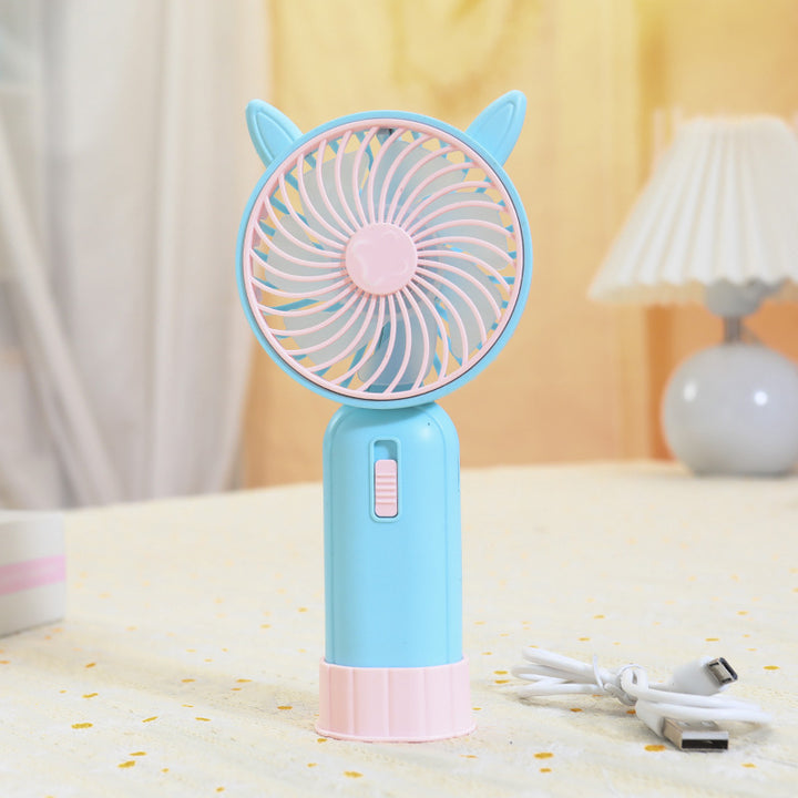 Damen Tragbarer Mini-Handventilator im verspielten Tierdesign Karnz