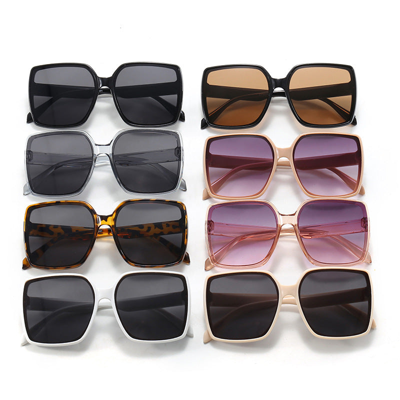 Damen oversized Sonnenbrille im modernen Schildpatt-Design Karnz