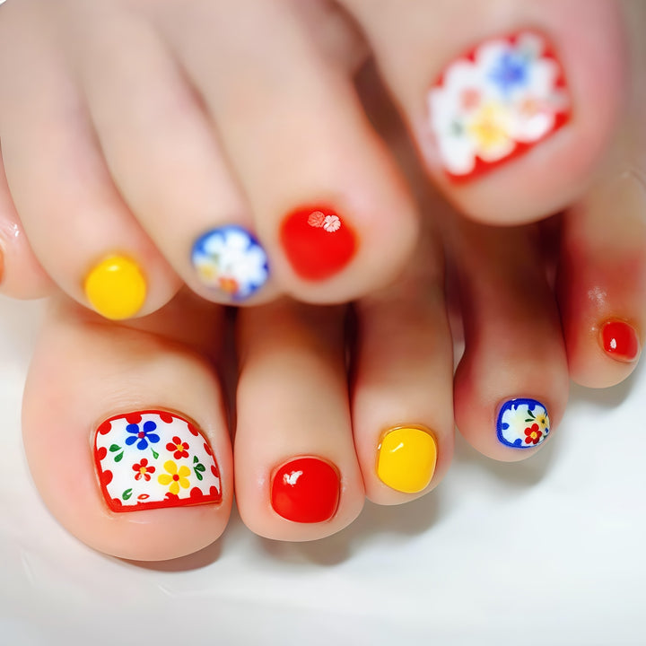 Elegante Fußnagelkunst Karnz