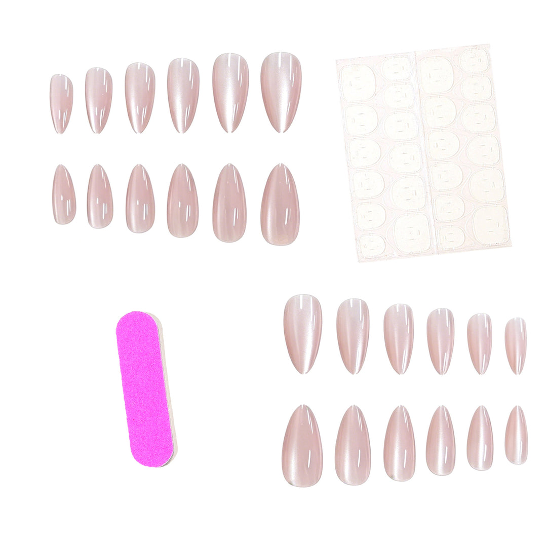 Elegante Glitzer-Stiletto-Nagelverzierungen Karnz