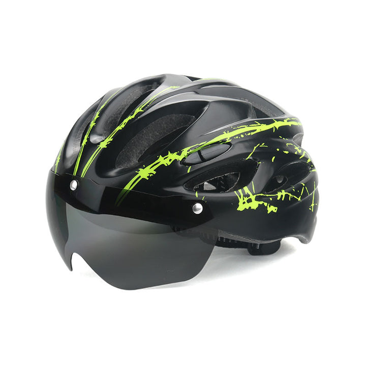Fahrradhelm mit integriertem Visier Karnz