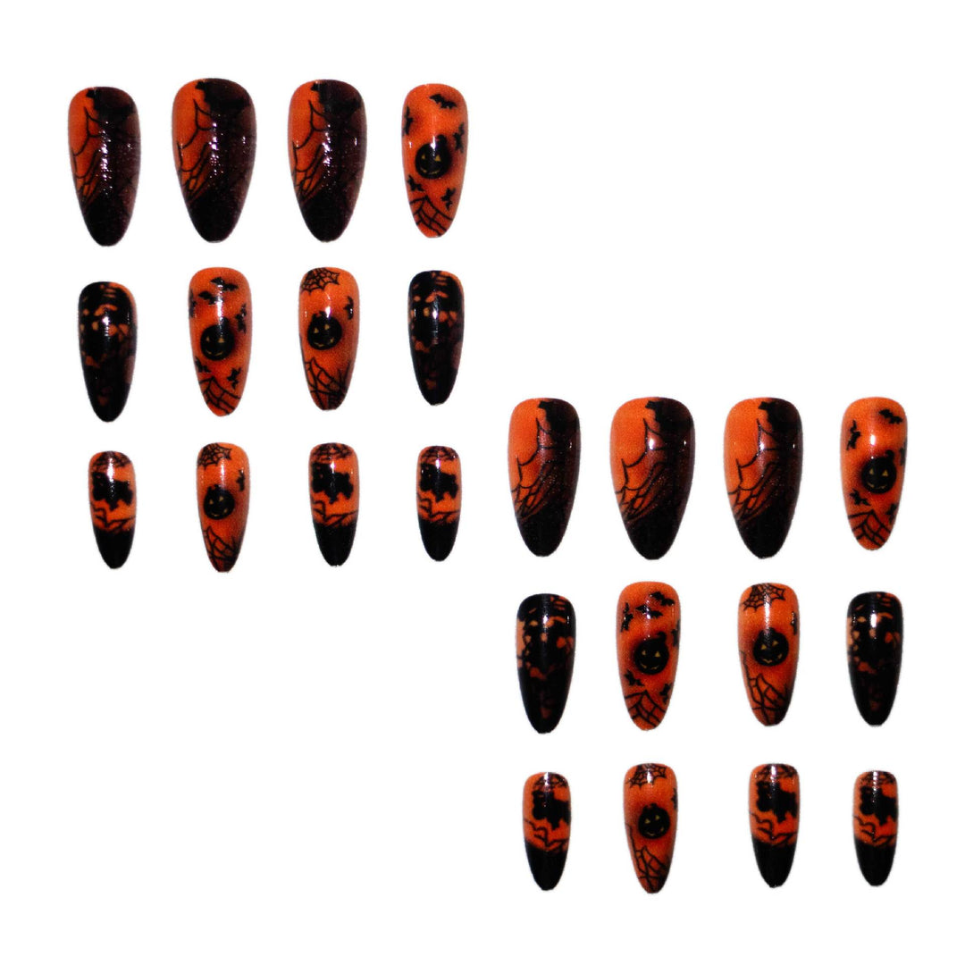Halloween-Themen Dekorative Press-On Nagelkunst Karnz