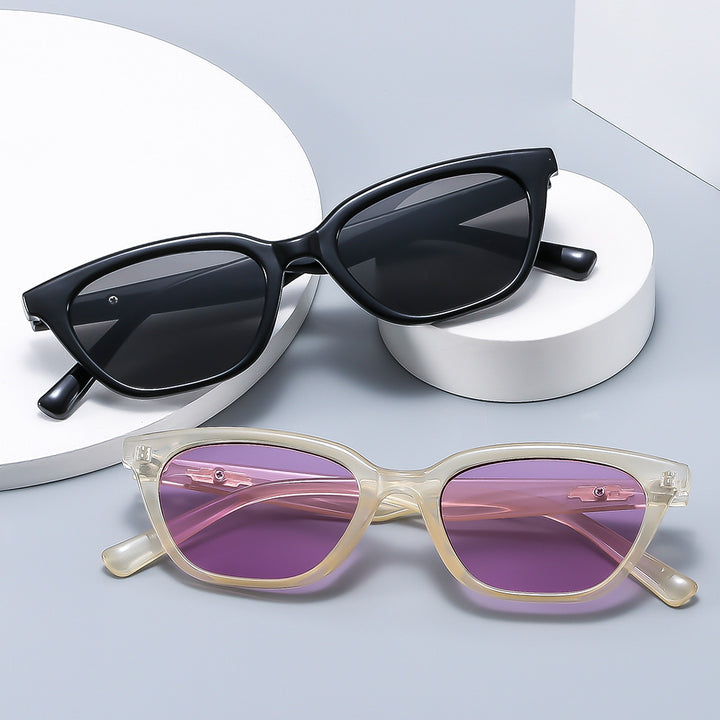 Vintage-inspirierte übergroße eckige Sonnenbrille Karnz
