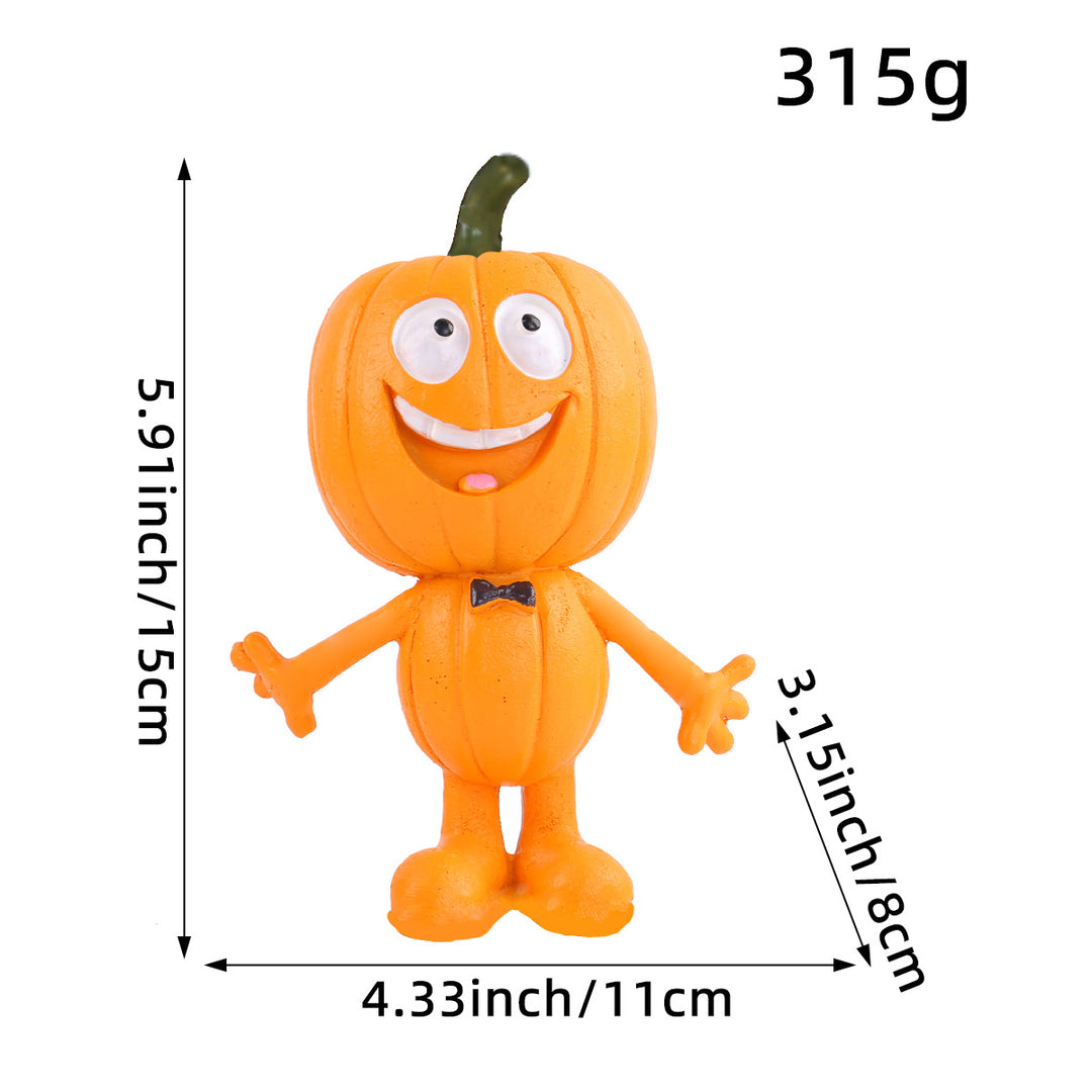 Lustige Kürbisfigur Karnz