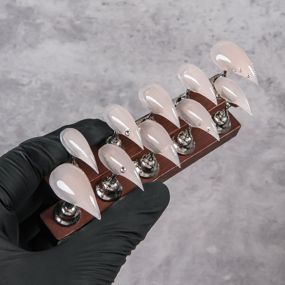 Glamouröse stiletto-förmige Druck-Nagelspitzen