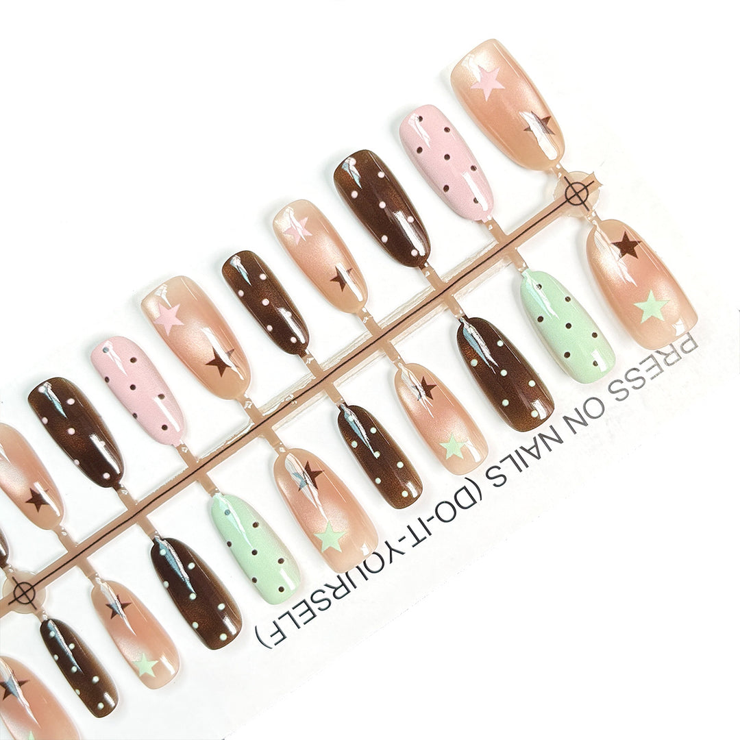 Fashion Press-On Nail Set Karnz