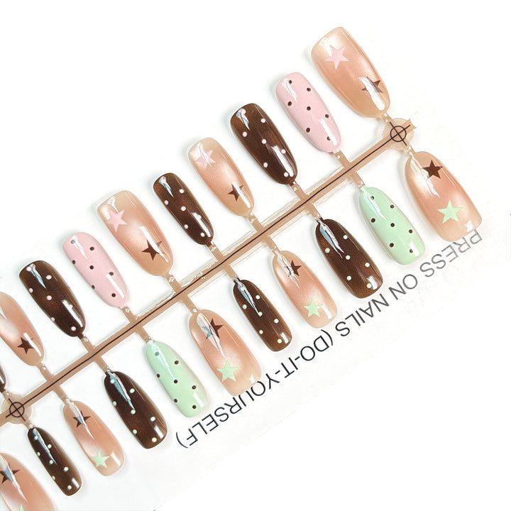 Fashion Press-On Nail Set Karnz