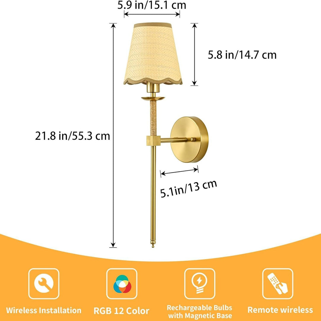 Elegante Wandlampe