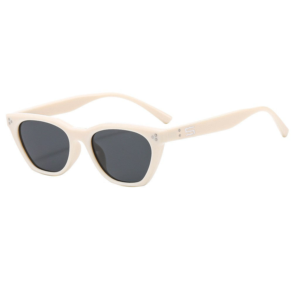 Damen Retro-inspirierte Sonnenbrille mit markantem Rahmen Karnz