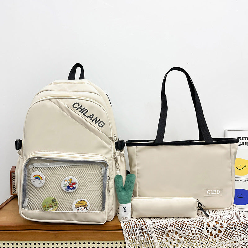 Stylischer Mehrfach-Taschen-Rucksack-Set