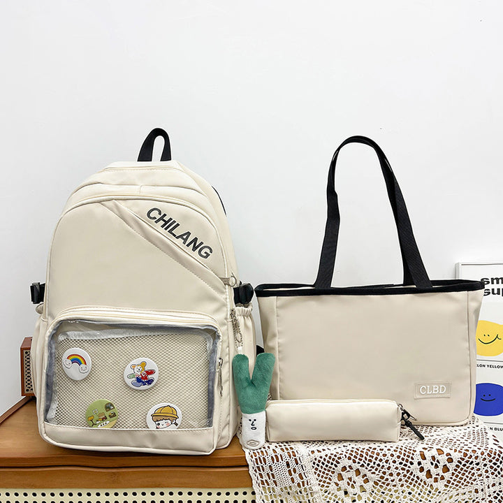 Stylischer Mehrfach-Taschen-Rucksack-Set