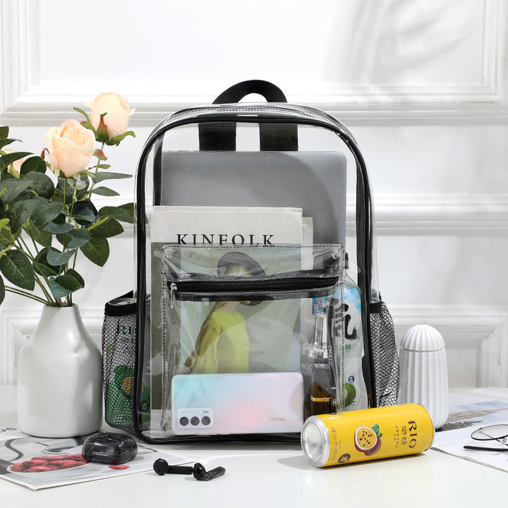Damen Transparente Schulrucksack Karnz