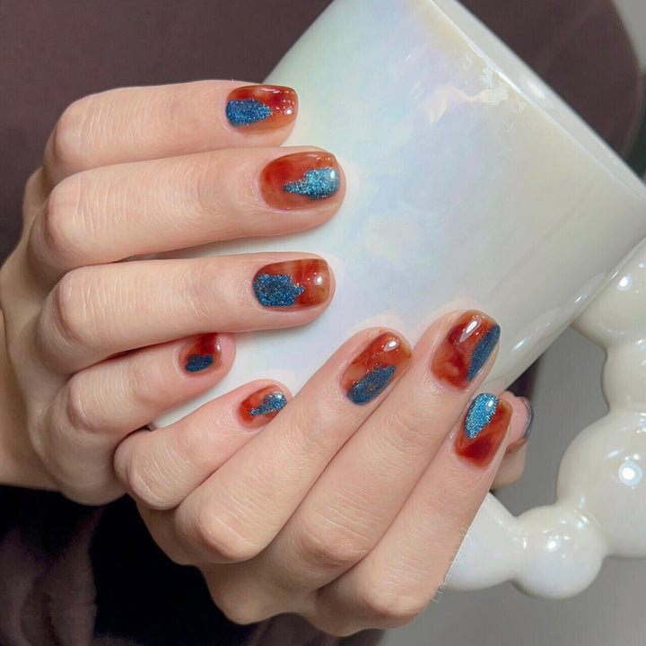Gel Press-On Nagelkunst Set