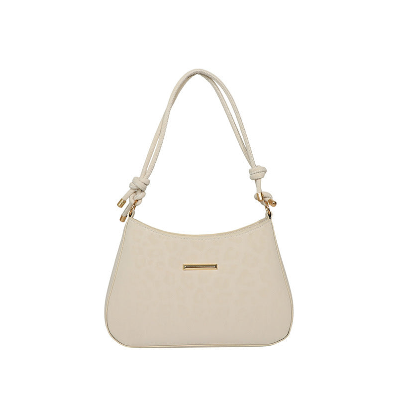 Elegante Glatte Leder Handtasche
