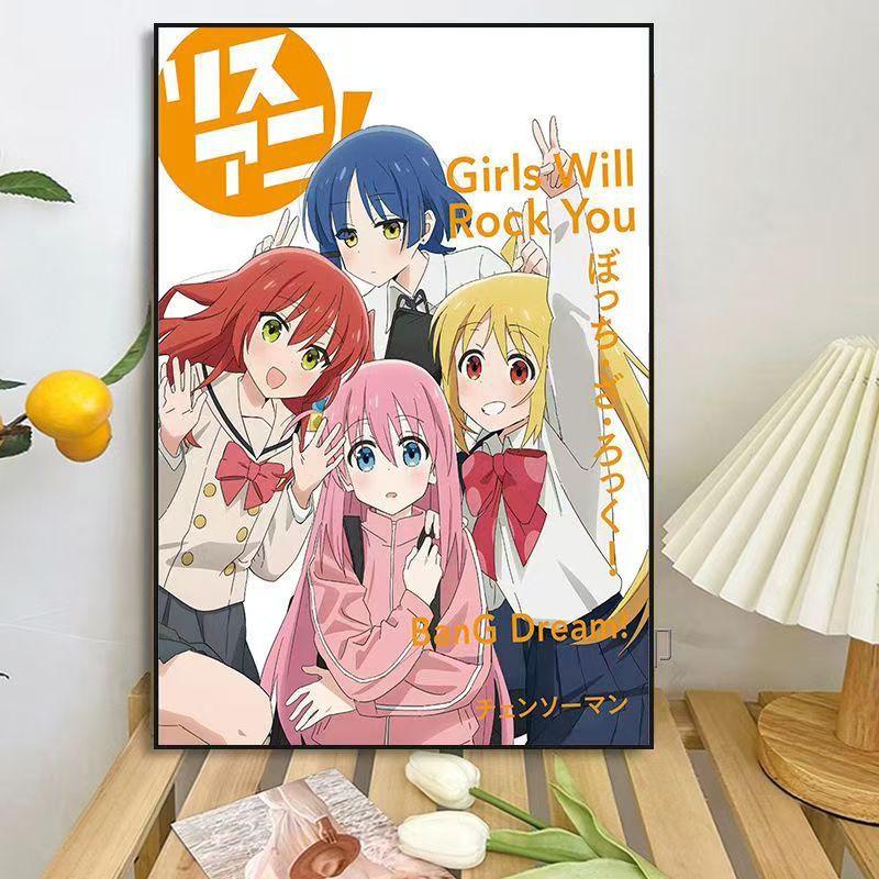 Anime-inspirierte Charakter-Wandkunst Druck Karnz