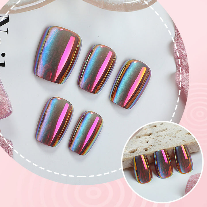 Iridescent Press-On Nagelset