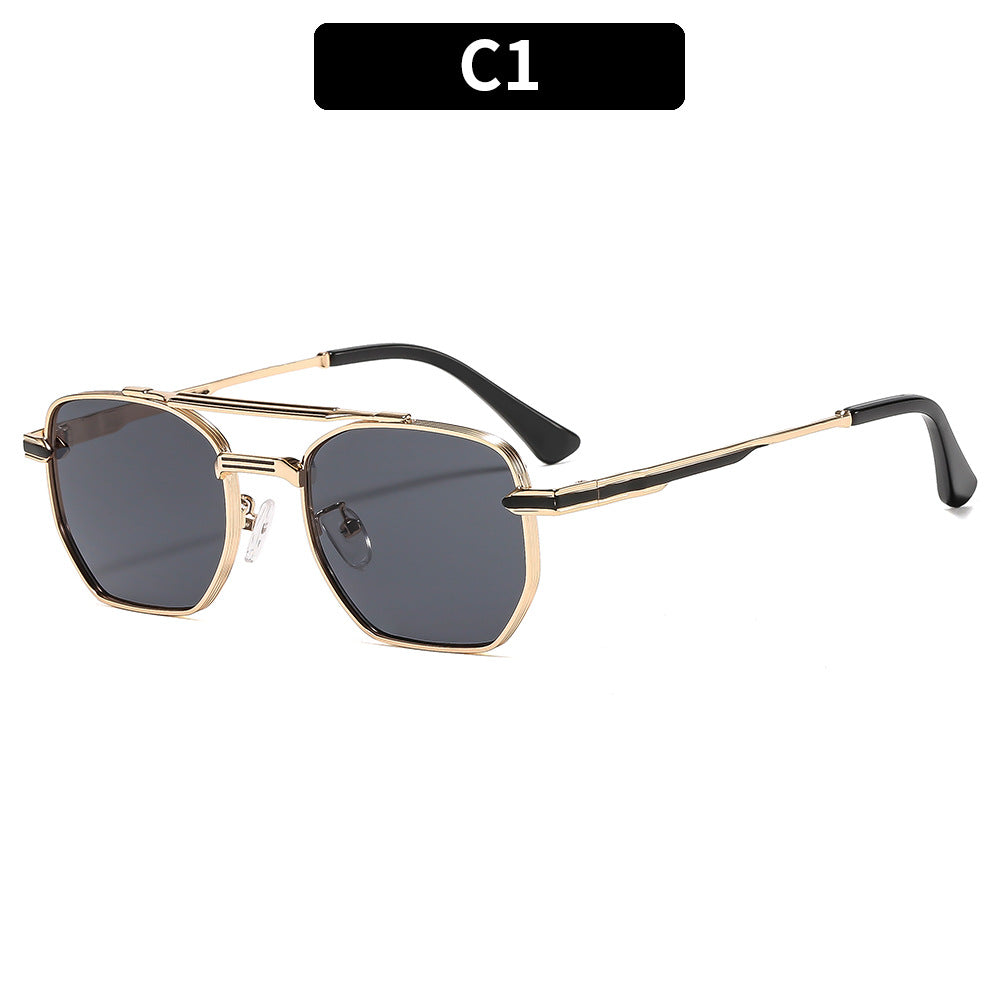 Damen Elegante Sonnenbrille im Retro-Stil mit einem luxuriösen Rahmen Karnz