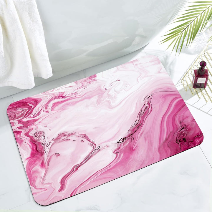 Künstlerischer Floraler Druck Badezimmermatte