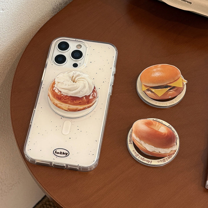 Origineller Untersetzer im Burgerdesign Karnz