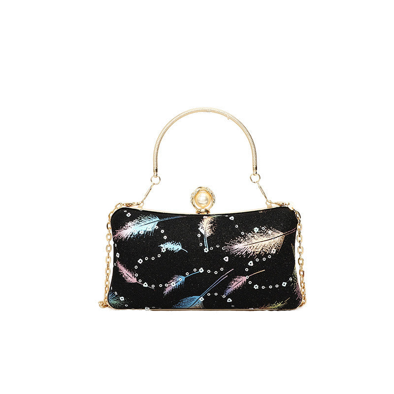 Glitzernde Abend-Clutch-Tasche Karnz