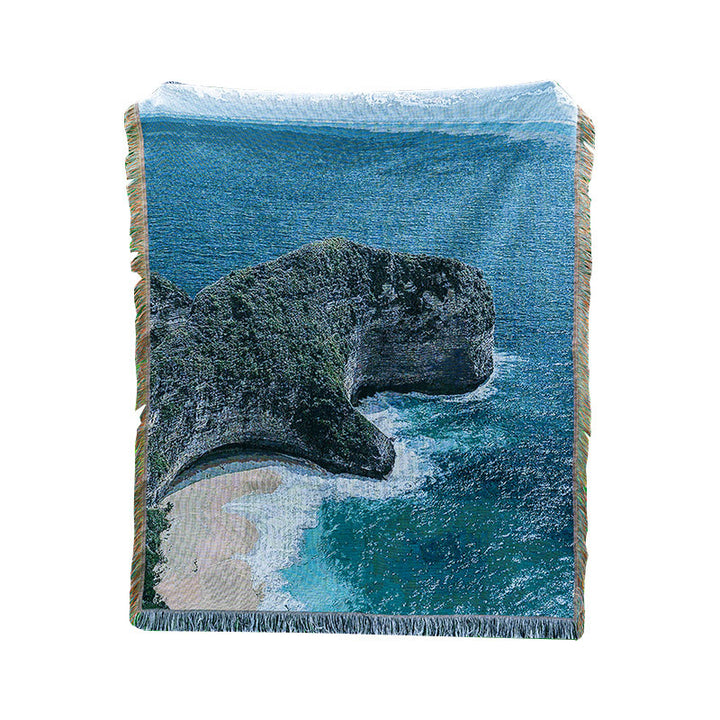 Landschaftsthemen Woven Throw Blanket