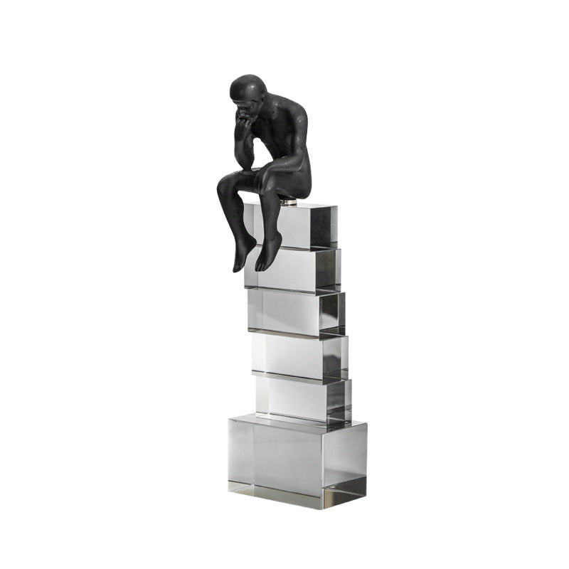 Zeitgenössische reflektierende abstrakte Skulptur