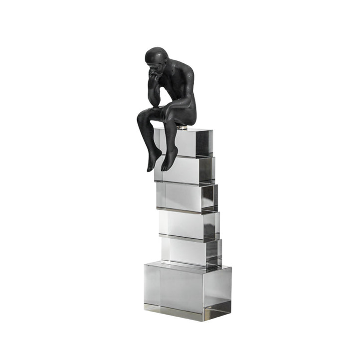 Zeitgenössische reflektierende abstrakte Skulptur