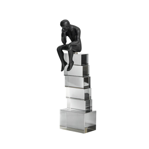 Zeitgenössische reflektierende abstrakte Skulptur