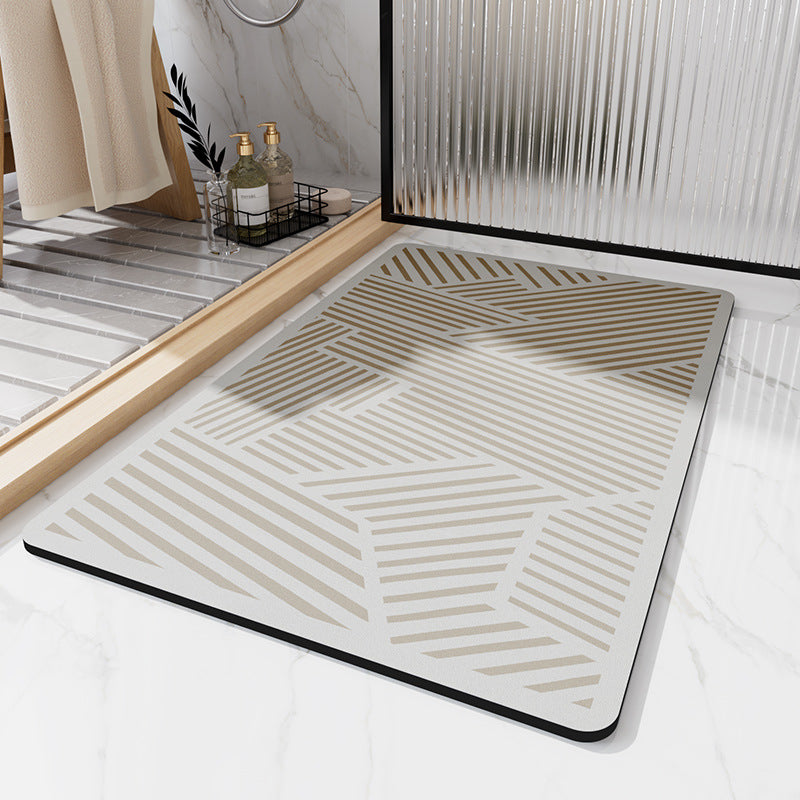 Stylische rutschfeste Badematte